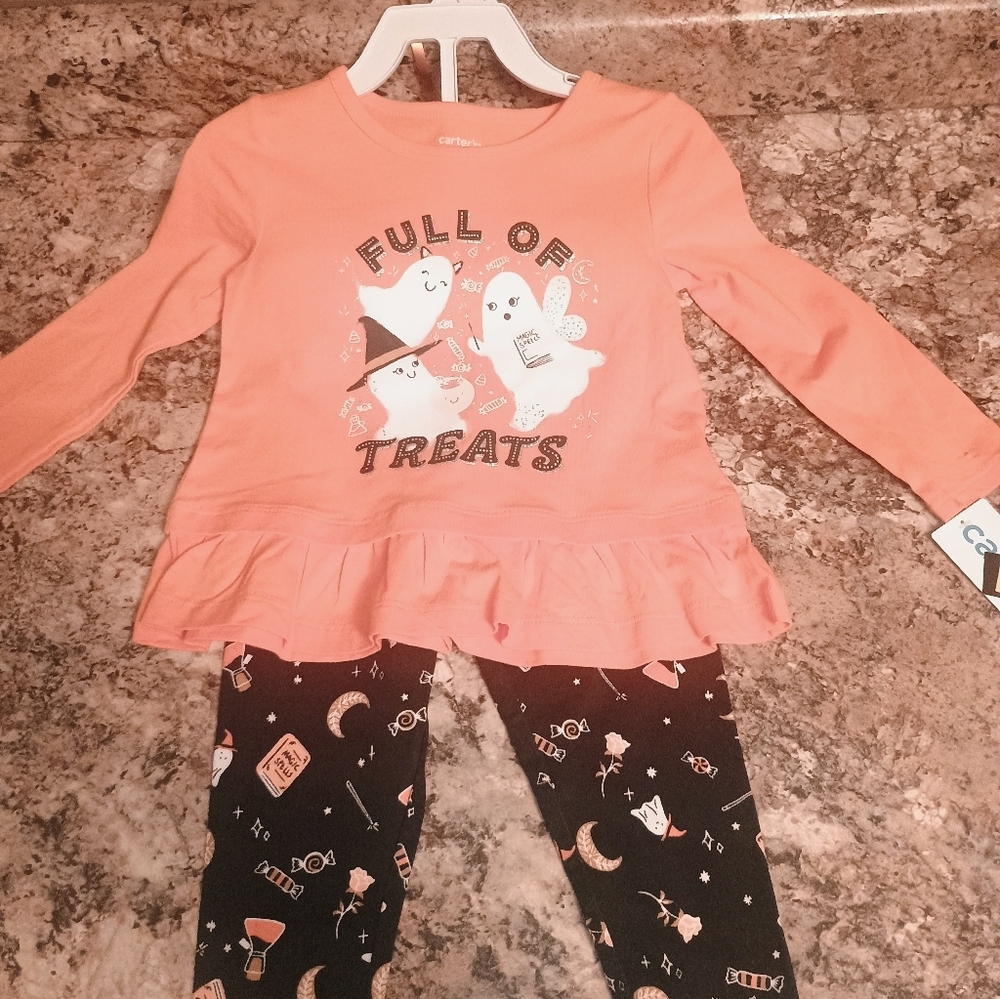 Halloween Two-piece Outfit Size 2T New With Tags - Picture 2 of 9